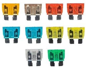 Fusibles de coche 5A - 30A | 12V 24V fusibles planos estándar fusibles de coche - Imagen 1 de 9