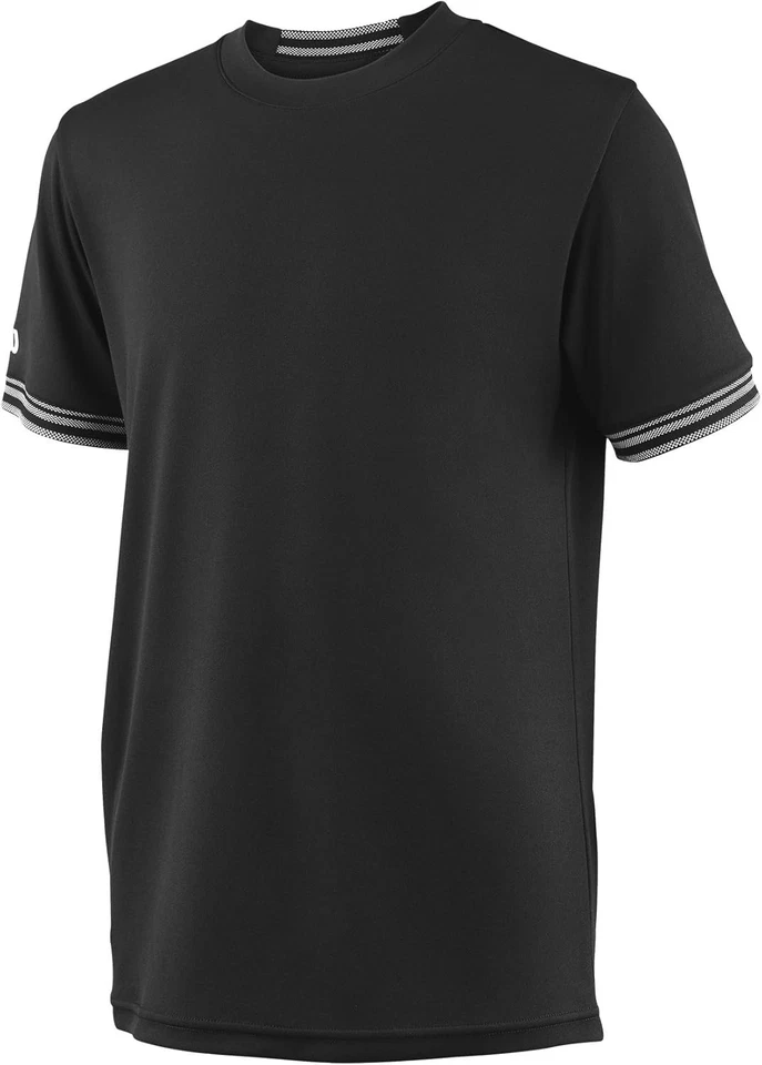 Camiseta Top Wilson B Team Boys Sólida Crew, Negra, XS Foto 1 de 2