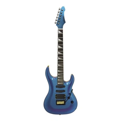 Aria ProII MAC-CC BLPP Blue Purple Electric Guitar Uses paint that hanges olor - Image 1 of 4