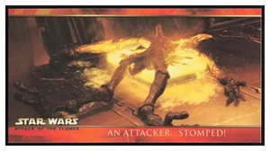 2002 Topps Star Wars: Attack of the Clones Widevision #34 Attacker...Stomped! - Bild 1 von 2