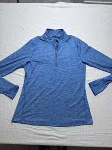 Nike Running Top Womans Medium Element 1/4 Zip Pullover Active Outdoors Stretch - Picture 1 of 11