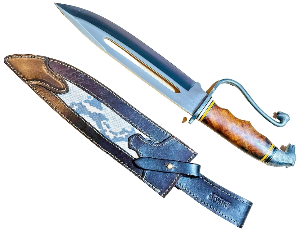 Cubiertos de impacto cuchillo de combate hecho a medida 18,5" espada daga cuchillos raros Foto 1 de 4