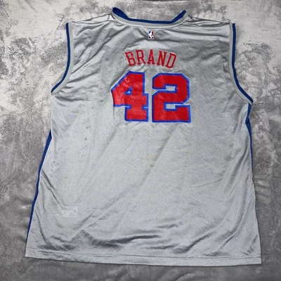Camiseta deportiva para hombre Elton Brand #42 Los Angeles Clippers 4Xl gris Reebok NBA baloncesto Foto 1 de 4