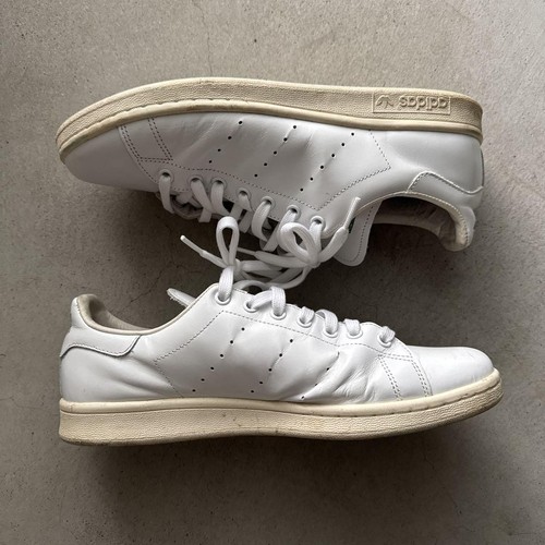 Adidas Stan Smith Uomo 9.5 US Sneakers in Pelle Bianco