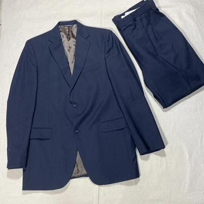 Traje Jack Victor Exclusivo Rayas 2 Botones Super 120's Talla 42L 36x33 Pantalones Foto 1 de 4