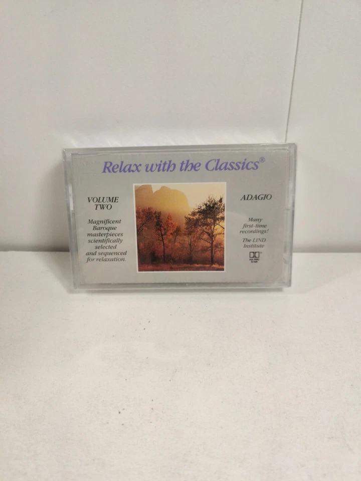 Relax With The Classics Audio Cassette Volume 2 Adagio 1987 New Sealed - Image 1 of 2