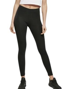 Ladies Womens Cotton Leggings Plain Full Length Soft Stretch Jersey Leggings - Picture 1 of 10