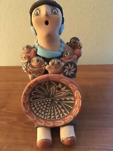 Jemez Story Teller W Gachupin,8 1/2" tall - Picture 1 of 6