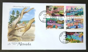 34c Greetings From America: MO MS NH NJ # 3584-85, 3588-90 FDC 2002 Artcraft - Imagen 1 de 6