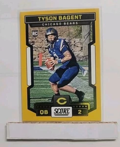 2023 Score Tyson Bagent RC #312 Gold Rookie Chicago Bears A1 - Picture 1 of 1