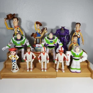 Pixar Toy Story Action Figures Lot 12 Mixed Models 6" to 9" Woody Buzz Zurg - Picture 1 of 9