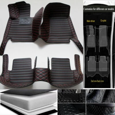 For Volkswagen Jetta Car Floor Mats Waterproof Auto Carpets Luxury Liner Cargo - Image 1 of 4