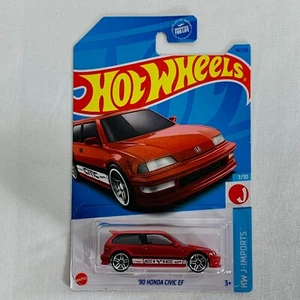 Honda Civic EF #96/250 2023 HOT WHEELS J-IMPORTS 7/10 ROJO '90 - Imagen 1 de 7