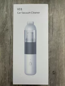 V01 Portable Mini Car Vacuum Cleaner, Yaroja Wireless Car Vacuum Cleaner, White - Picture 1 of 9