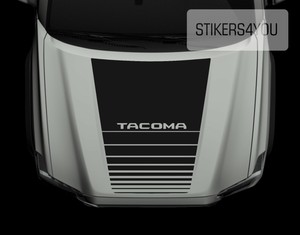 NEW !!! 2016 - 2021 TOYOTA TACOMA HOOD VINYL DECAL STICKER RACING GRAPHIC KIT