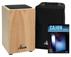 Profi Cajon Trommelkiste Percussion Trommel Natur Instrument Gigbag Drum Tasche - Bild 1 von 9