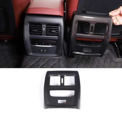 Cubierta de ventilación de aire trasera de fibra de carbono ABS para BMW serie 4 G26 Gran Coupé i4 20+ Foto 1 de 4