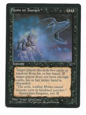 Magic the gathering ~ 4x Hymn to Tourach ~ Susan Van Camp ~Fallen Empires ~ M/NM