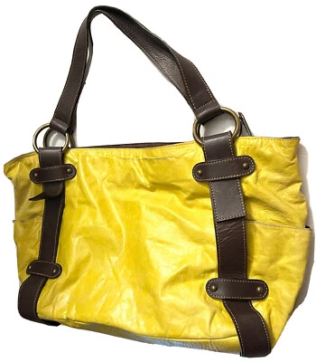 LATICO NJ EE. UU. HOMBRO HOBO BOLSO DE MANO 3 COMPARTIMENTOS CUERO VERDE CREMALLERA Foto 1 de 4