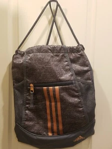 Adidas Women Sling Sackpack Drawstring Sports Bag Gym Backpack - Picture 1 of 4