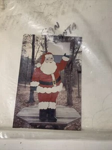 Simple Patterns For The Holidays Christmas Yard Art Pattern Santa With Sign - Picture 1 of 2