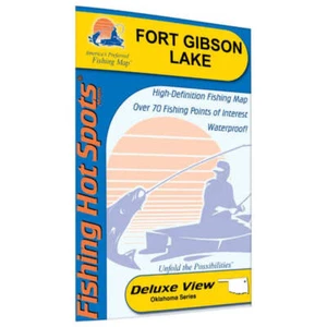 Mapa de pesca en Fort Gibson Lake-A345 - Imagen 1 de 1