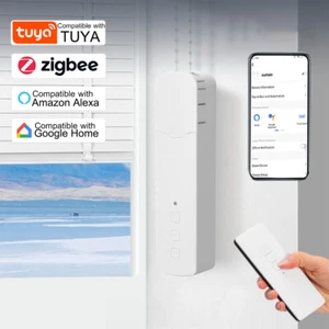 Elektrischer Vorhang Motor Jalousien Rollladen APP Sprachsteuerung Tuya Smart - Bild 1 von 17
