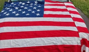 Große Valley Forge Flagge Co Spring City PA 50 Sterne 58"x106,5" 100 % Baumwolle Vintage - Bild 1 von 9