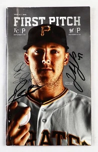 VINTAGE 2018 Pittsburgh Pirates vs KC Royals Signed Program Jacob Stallings + 2 - Picture 1 of 1