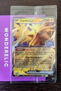 Zapdos EX 075/SV-P PROMO Asia Championship Series Indonesian Pokemon Card SEALED - Picture 1 of 3