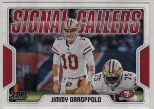 2018 Score Jimmy Garoppolo Signal Callers San Francisco 49ers #26 - Picture 1 of 1
