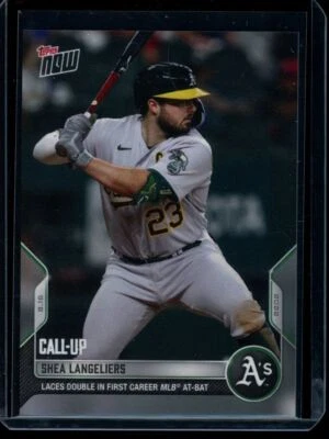 2022 Topps Now #724 Shea Langeliers Call-Up Base Card - Image 1 of 2
