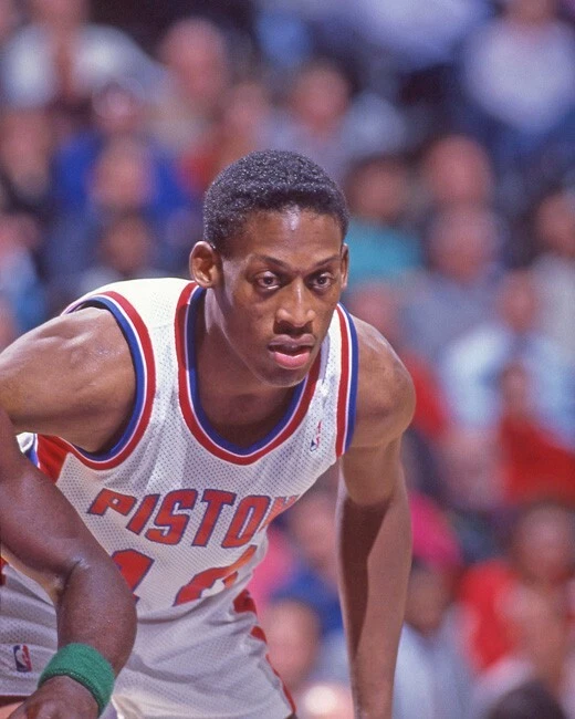 Detroit Pistons DENNIS RODMAN Glossy 8x10 Photo Basketball Print Poster HOF 2011 - Image 1 of 1