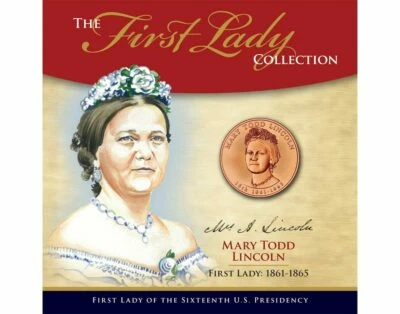 Mary Todd Lincoln First Spouse Commemorative Bronze Coin - Image 1 of 3