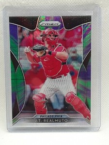 J.T. Realmuto 2019 Prizm Baseball #89 PURPLE GREEN HYPER Philadelphia Phillies 
