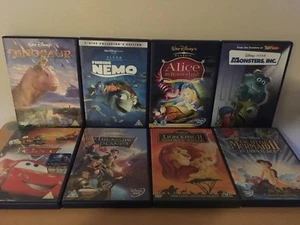 8 Disney Children’s DVDs Bundle Classics And Pixar - Picture 1 of 3