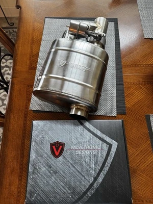 Valvetronic Designs 2.5 Inch Single Outlet Muffler Exhaust System Universal - Image 1 of 4