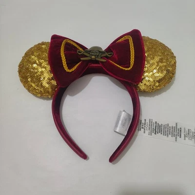 Auténtica diadema dorada de Mickey Mouse de los piratas de Disney 2024 Foto 1 de 4
