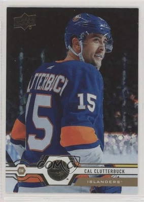 2019-20 Upper Deck Speckled Rainbow Foil Cal Clutterbuck #94 - Image 1 of 2