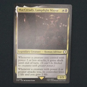 MacCready, Lamplight Mayor Magic The Gathering Fallout raro 108 casi nuevo - Imagen 1 de 6