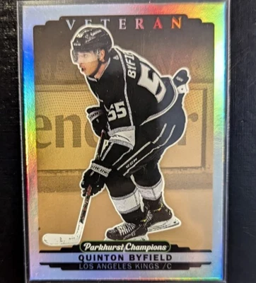 2022-23 Parkhurst Champions #227 Quinton Byfield Gold Rainbow - Image 1 of 2