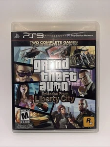 Grand Theft Auto Episodes From Liberty City (PS3, 2010) Completo con Mapa - Probado - Imagen 1 de 4