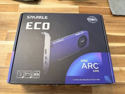 Brillo Intel Arc A310 ECO, 4GB GDDR6, 50W TBP, soporte corto incluido, bajo-P Foto 1 de 4