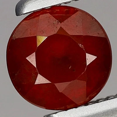 Round 0.66ct Natural Unheated Reddish Orange Spessartite Garnet Namibia, Africa - Image 1 of 4