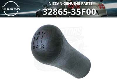 Perilla de cambio de 5 velocidades genuina Nissan OEM para 240SX S13 S14 1989-1998 32865-35F00 Foto 1 de 4