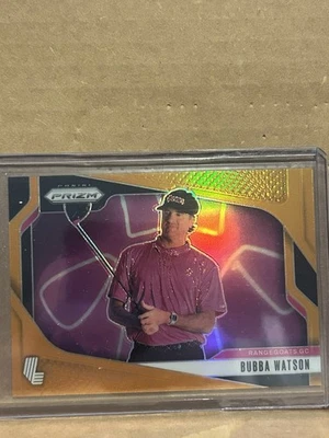 2025 Prizm LIV Golf Bubba Watson Orange Prizm /10 Rangegoats  - Image 1 of 2