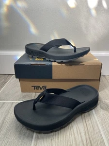 Women's Teva W Hydratrek Hiking Flip Flop Black NIB Size 6 Slip On - Picture 1 of 4