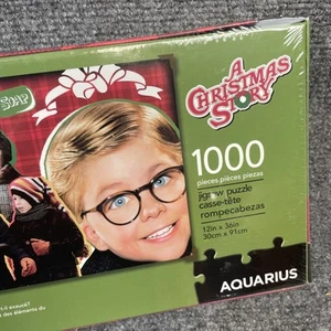 A Christmas Story 1000 Piece Slim Jigsaw Puzzle 12" x 36" Ralphie Aquarius - Picture 1 of 6