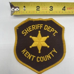 Kent County Sherif Department Polizist Patch Schulter 4" braun - Bild 1 von 4