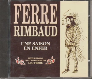 LEO FERRE - RIMBAUD Une Saison En Enfer French CD 1991 Pop Chanson - Picture 1 of 3